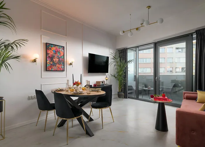 Margi Flair Private 2person Jacuzzi Hanza Tower Lägenhet *