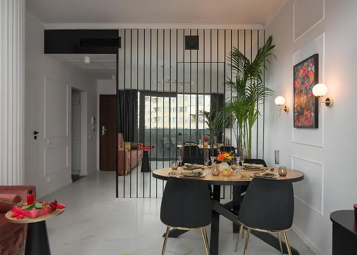 Margi Flair Private 2person Jacuzzi Hanza Tower Lägenhet Szczecin